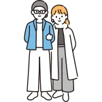 Stylish Couple SVG Icon
